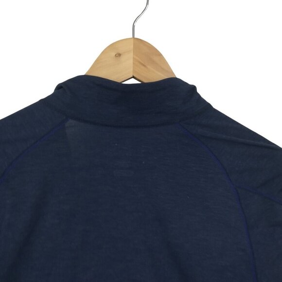 Merino Blend by Paradox Long Sleeve 1/4 Zip Shirt Base Layer Size S Outdoor Wool - Picture 8 of 12